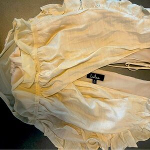 Lulus oatmeal colored bodysuit